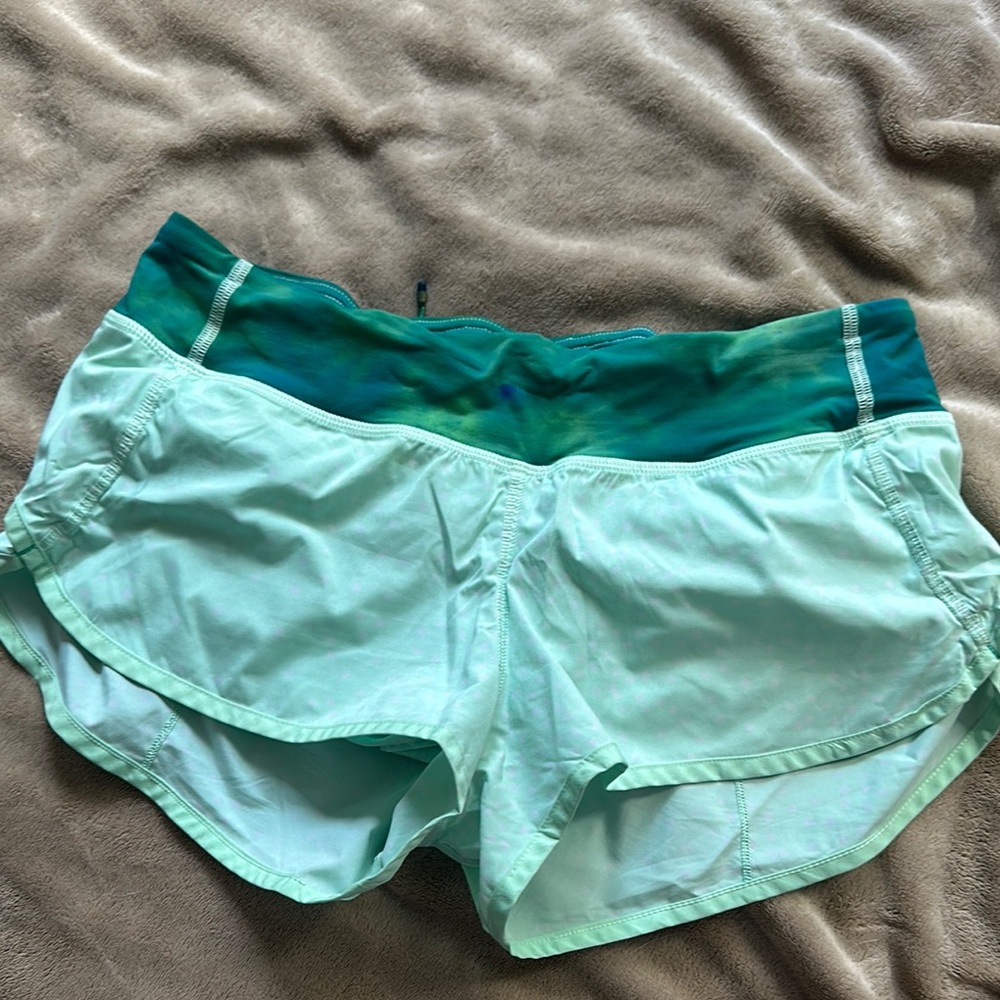 Lululemon speed shorts size 6 custom dyed